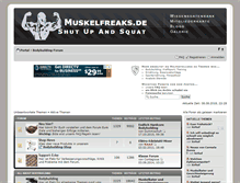Tablet Screenshot of muskelfreaks.de